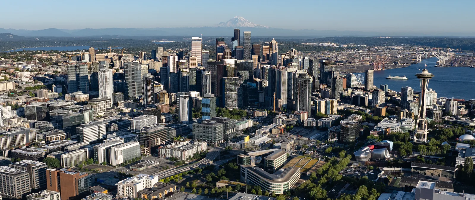 Queen Anne Downtown Seattle viewed from above Queen Anne Hill