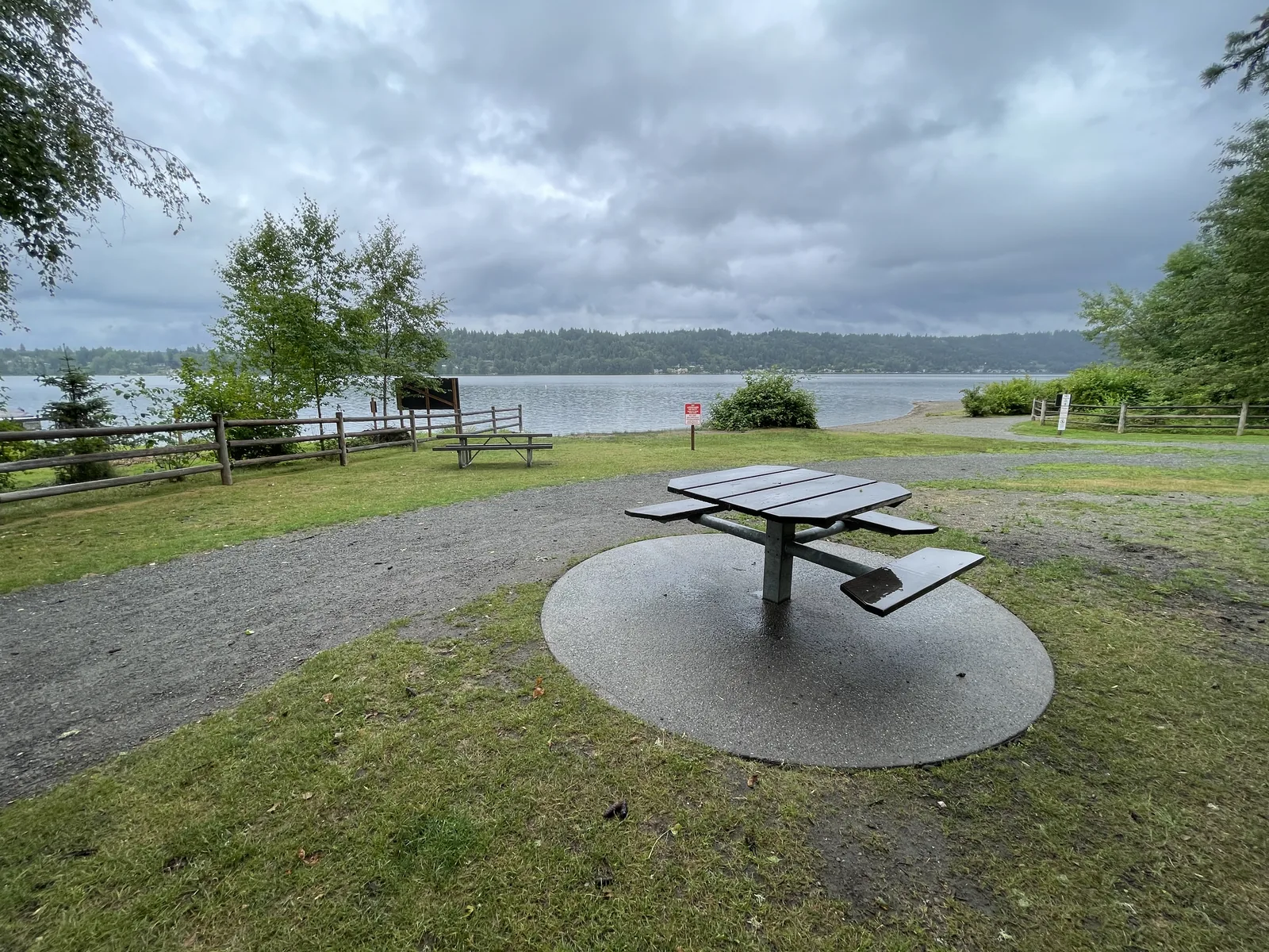 Idylwood Park overlooking Lake Sammamish in Redmond